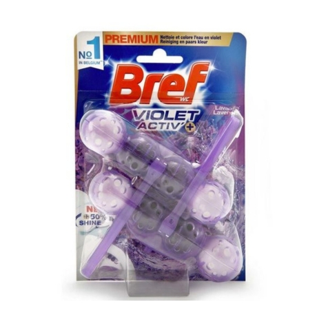 BREF VIOLET ACTIVE+ LAVENDA ZAWIESZAK BARWIĄCA WODE DO WC 2x50G